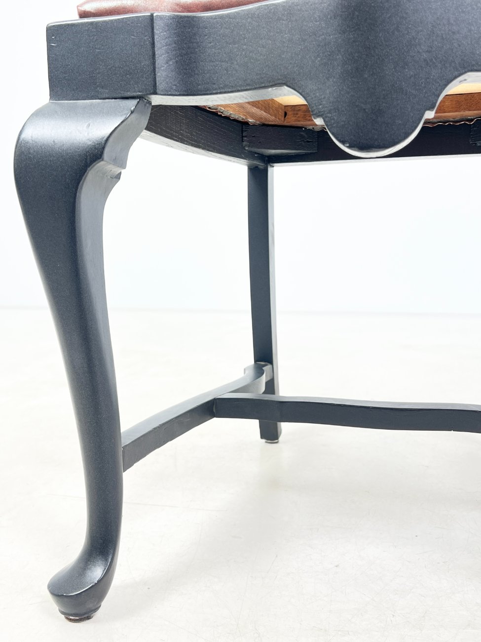 HK1469-kedes-7 Medinės kėdės su eko oda 4 vnt. komplektas 56x52x101 cm, 52 cm