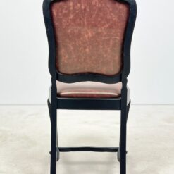 Medinės kėdės su eko oda 4 vnt. komplektas 56x52x101 cm, 52 cm