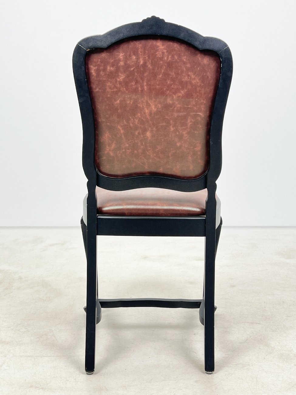 HK1469-kedes-8 Medinės kėdės su eko oda 4 vnt. komplektas 56x52x101 cm, 52 cm