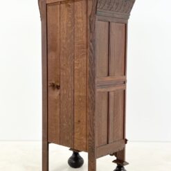 Ąžuolinė aukšta vienų durų komoda 55x90x170 cm