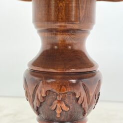 Išskleidžiamas riešutmedžio valgomojo stalas 109×109(+38)x78,5 cm