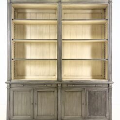 Klasikinio stiliaus knygų lentyna su apatine spintele 44x202x241 cm