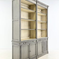 Klasikinio stiliaus knygų lentyna su apatine spintele 44x202x241 cm