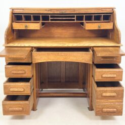 Ąžuolinis sekreteras 76x127x114 cm