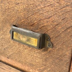 Ąžuolinė devynių stalčių archyvavimo komoda 44,5x61x96 cm