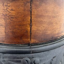 Riešutmedžio lukšto valgomojo stalas 106x160x77,5 cm