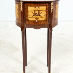 Liudviko XV laikotarpio stiliaus medinė spintelė su žalvario detalėmis 30,5x40x69,5 cm