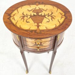 Liudviko XV laikotarpio stiliaus medinė spintelė su žalvario detalėmis 30,5x40x69,5 cm