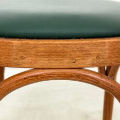 Medinė kėdė eko odos sėdimąja dalimi 44x44x82 cm, 49 cm