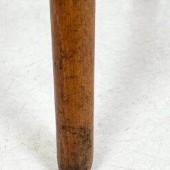 Medinė kėdė eko odos sėdimąja dalimi 44x44x82 cm, 49 cm