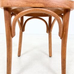 Medinė kėdė eko odos sėdimąja dalimi 44x44x82 cm, 49 cm