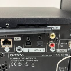 Sony CMT-SX7B namų audio sistema (neveikianti) su kolonėlėmis