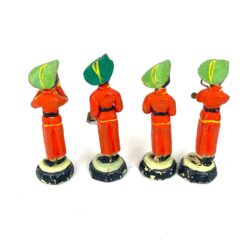 Keramikinės muzikantų figūrėlės 4 vnt. komplektas