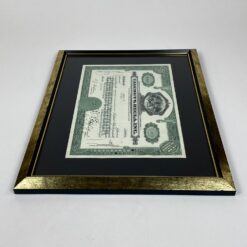 Calumet & Hecla, Inc. 15 vnt. akcijų sertifikatas medžio rėme 2×44,5×34,5 cm