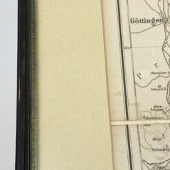 Eichsfeldo kunigaikštystės žemėlapis mediniame rėme su stiklu 1,5×50,5×48,5 cm