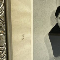 Vintažinė šeimos nuotrauka mediniame rėme su stiklu 2×35,5×29 cm