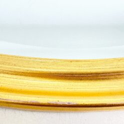 Ovalus pakabinamas veidrodis mediniame aukso spalvos rėme 2x55x64,5 cm