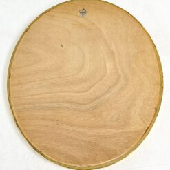 Ovalus pakabinamas veidrodis mediniame aukso spalvos rėme 2x55x64,5 cm