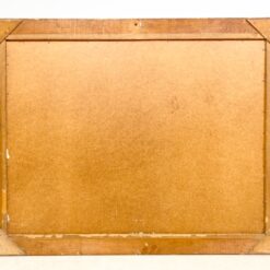 Ant faneros tapytas žiemos peizažas su trobele mediniame rėme 4x95x76 cm