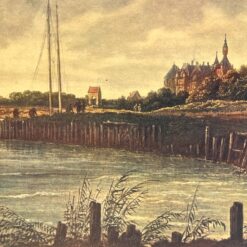 Jacob van Ruisdael darbo “Windmill at Wijk bij Duurstede” printas mediniame rėme 6×97,5×82 cm