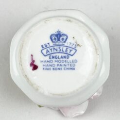 Porcelianinė Aynsley statulėlė gėlių puokštė 5,5x5x5 cm