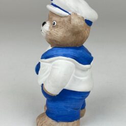 Keramikinė rankų darbo statula “Meškinas jūrininkas” 6x7x13 cm