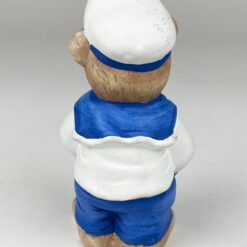 Keramikinė rankų darbo statula “Meškinas jūrininkas” 6x7x13 cm