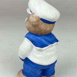 Keramikinė rankų darbo statula “Meškinas jūrininkas” 6x7x13 cm