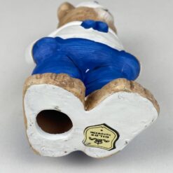 Keramikinė rankų darbo statula “Meškinas jūrininkas” 6x7x13 cm