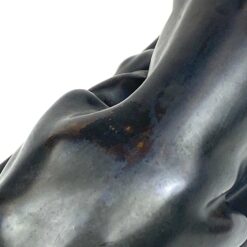 Art Deco laikotarpio keramikinė Meissen gulinčio liūto statula 29x10x17 cm