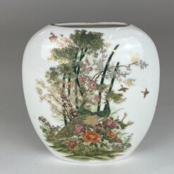 Porcelianinė japoniška Otagiri Mercantile Company (OMC) vaza 7x18x18 cm
