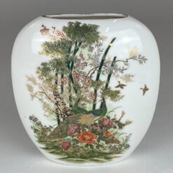 Porcelianinė japoniška Otagiri Mercantile Company (OMC) vaza 7x18x18 cm