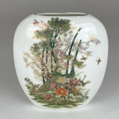 Porcelianinė japoniška Otagiri Mercantile Company (OMC) vaza 7x18x18 cm