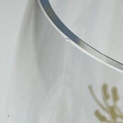 Stiklinė Rosenthal vaza su gėlių atvaizdais 12x12x26,5 cm