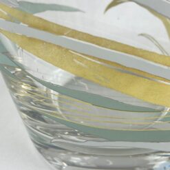 Stiklinė Rosenthal vaza su gėlių atvaizdais 12x12x26,5 cm