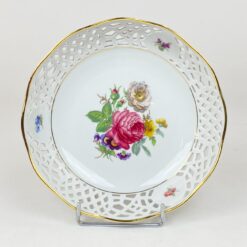 Porcelianinis ažūrinis “Burg Lindau” serviravimo dubenėlis 19x19x4,5 cm