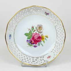 Porcelianinis ažūrinis “Burg Lindau” serviravimo dubenėlis 19x19x4,5 cm