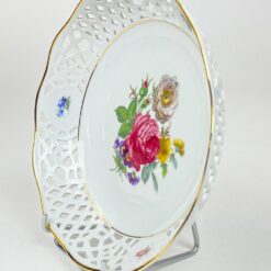 Porcelianinis ažūrinis “Burg Lindau” serviravimo dubenėlis 19x19x4,5 cm