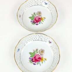 Porcelianinis ažūrinis “Burg Lindau” serviravimo dubenėlis 19x19x4,5 cm