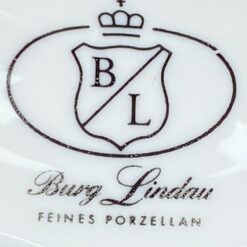 Porcelianinis ažūrinis “Burg Lindau” serviravimo indas su kojele 19x19x11 cm