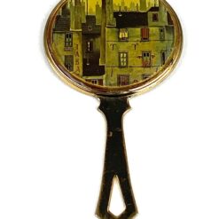 Rankinis žalvarinis veidrodėlis 0,5×5,5×11,5 cm