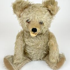 Vintažinis pliušinis meškinas reguliuojamomis galūnėmis 15x28x46 cm