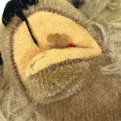 Vintažinis pliušinis meškinas reguliuojamomis galūnėmis 15x28x46 cm