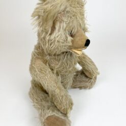 Vintažinis pliušinis meškinas reguliuojamomis galūnėmis 15x28x46 cm