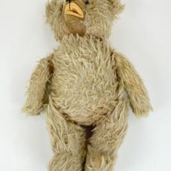 Vintažinis pliušinis meškinas reguliuojamomis galūnėmis 15x28x46 cm