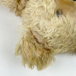 Vintažinis pliušinis meškinas reguliuojamomis galūnėmis 15x28x46 cm