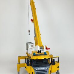 Žaislinis vokiškas “Bruder” kranas Scania Liebherr 1:16 62×18,5×27 cm