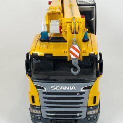 Žaislinis vokiškas “Bruder” kranas Scania Liebherr 1:16 62×18,5×27 cm