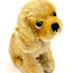 Vintažinis “Steiff” pliušinis kokerspanielis 11x7x11,5 cm