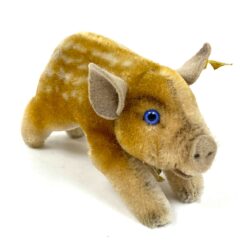 Vintažinis “Steiff” pliušinis šernas 14x7,5x8 cm